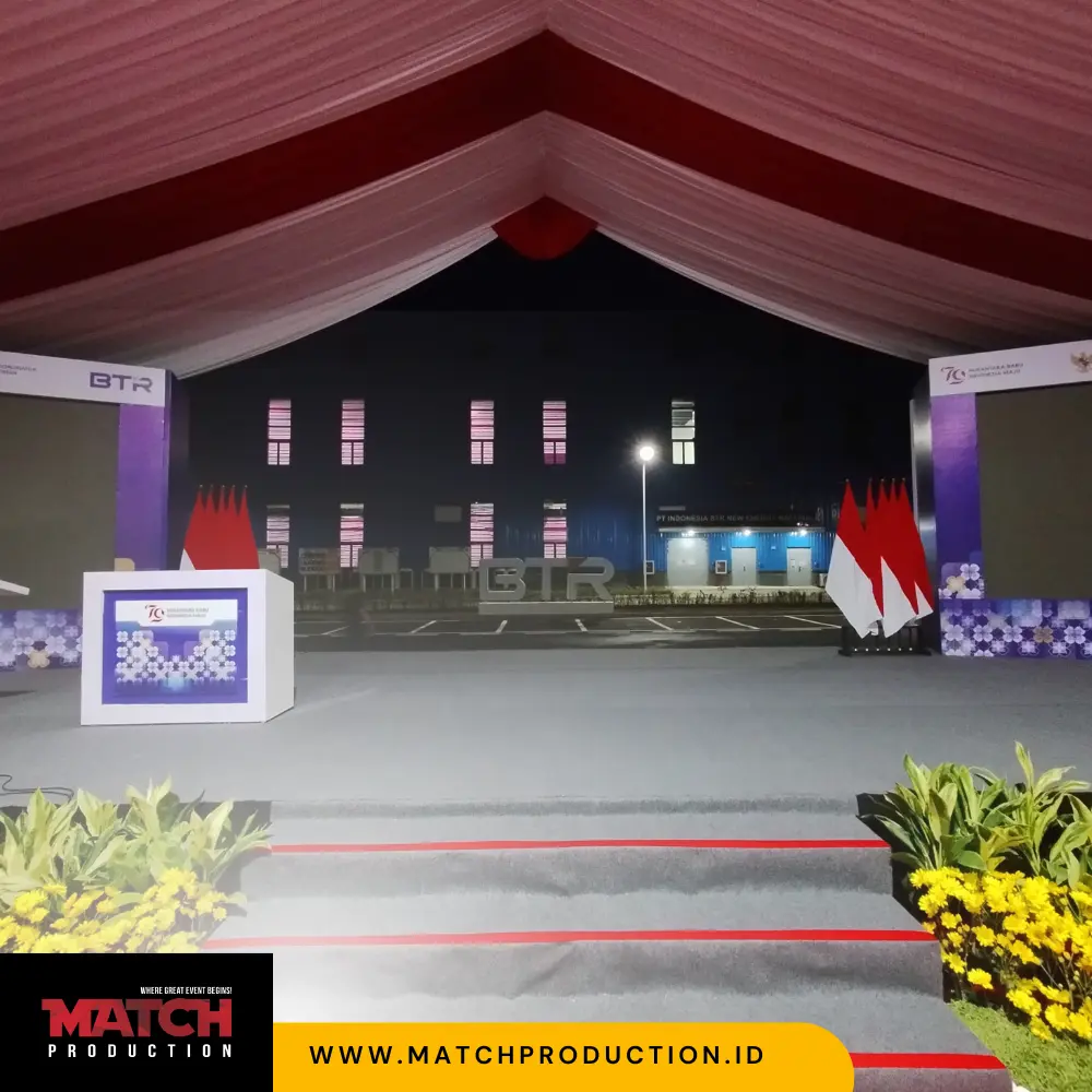 Match Production Spesialis Sewa Tenda Roder dan Dekorasi Kain Terbaik. Hubungi Segera untuk layanan profesional!