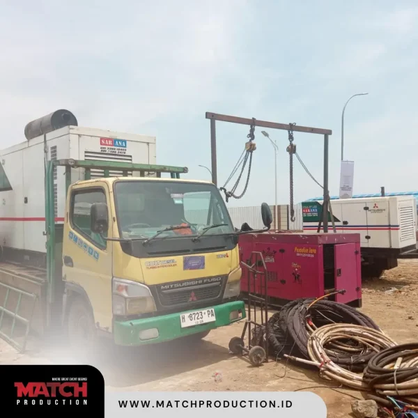 Event Produksi Dari Match Production Spesialis Sewa Genset Terbaik. Hubungi Segera Untuk Layanan Profesional!