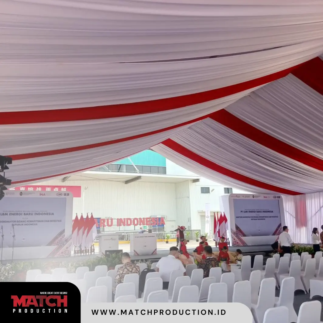 Match Production Spesialis Sewa Tenda Roder dan Dekorasi Kain Terbaik. Hubungi Segera untuk layanan profesional!
